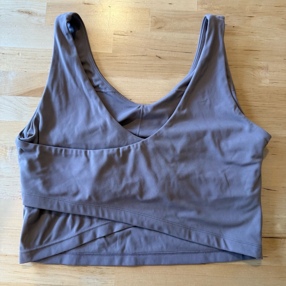 Light Lavender Crop Tank Top - Picture 3 of 9